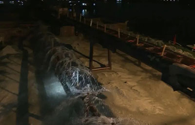 夜間出擊！增城多部門聯合執法查獲兩艘非法洗