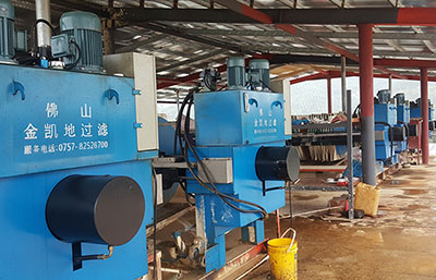 控制污泥脫水機處理量，達到污泥脫水設備效果