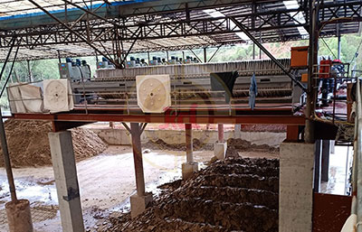 洗沙泥漿脫水處理工藝