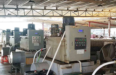 廂式壓濾機之電鍍廢水處理工藝