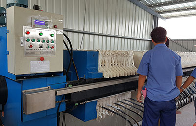 污泥隔膜壓濾機作業中噪聲的預防與消除