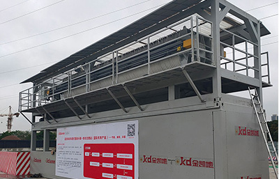 車載移動式壓濾機在河道清淤工程是